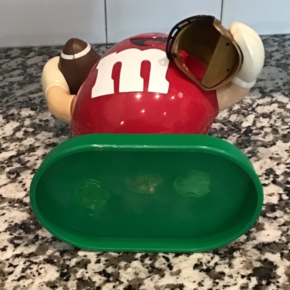 Limited Edition M & M Football Candy Dispenser Vintage - Picture 5 of 6